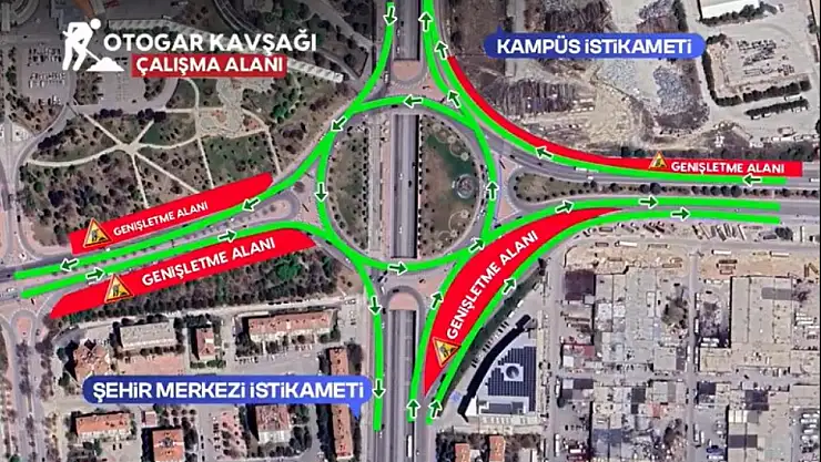 Konya'nın en işlek kavşağında çalışma başlıyor! Sürücüler o tarihe dikkat!