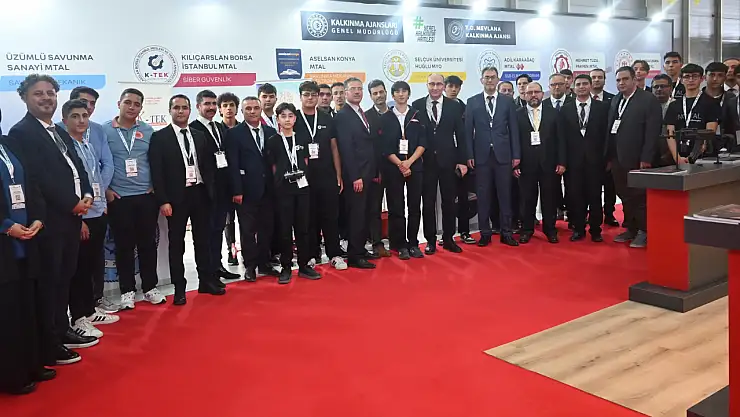 Konya'nın genç yetenekleri savunma sanayiyle tanıştı