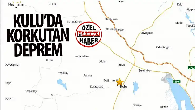 Konya'nın Kulu İlçesinde Deprem: Başkan Altay'dan Geçmiş Olsun Mesajı
