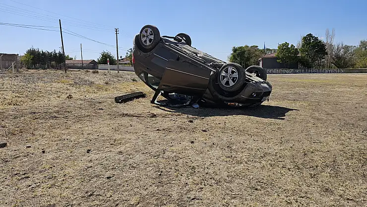 Konya'nın Kulu ilçesinde otomobil devrildi: 4 yaralı