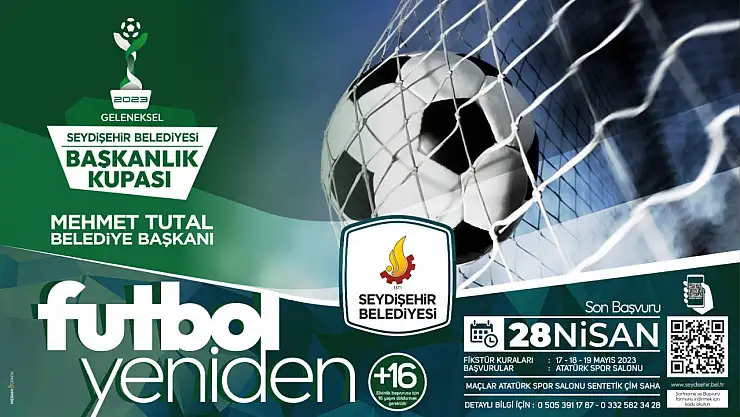 Konya'nın o ilçesinde başkanlık kupası futbol ve voleybol turnuvaları başlıyor