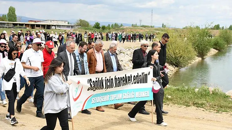 Konya'nın o ilçesinde sağlıklı yaşam yürüyüşü yapıldı