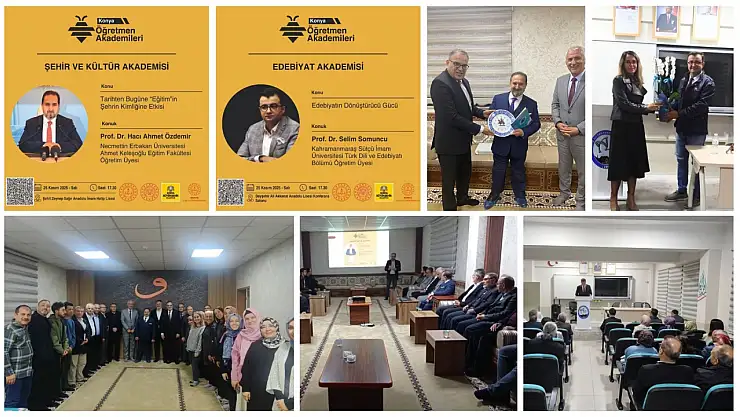Konya Öğretmen Akademileri'nde kültür ve edebiyat rüzgarı