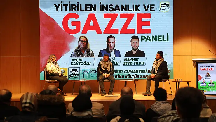 Konya Okulu'nda 'yitirilen insanlık ve Gazze' paneli