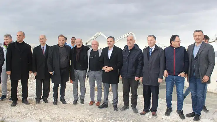 Konya OSB'de yapılan caminin temeli dualarla atıldı