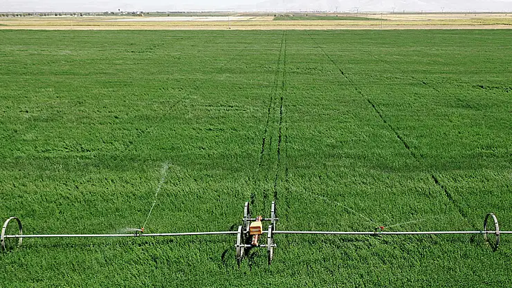 Konya Ovası'nda 'motorlu sulama sistemi' çiftçinin işini kolaylaştırıyor