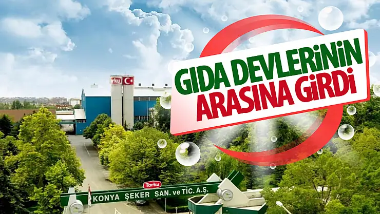 Konya Şeker gıda devleri arasında