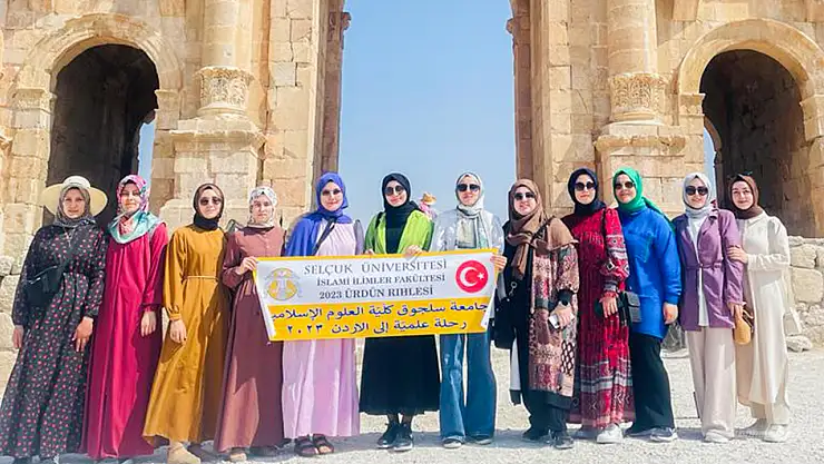Konya Selçuk Üniversitesi öğrencileri, Ürdün'de Arapça Dil Eğitim Programı'na katıldı