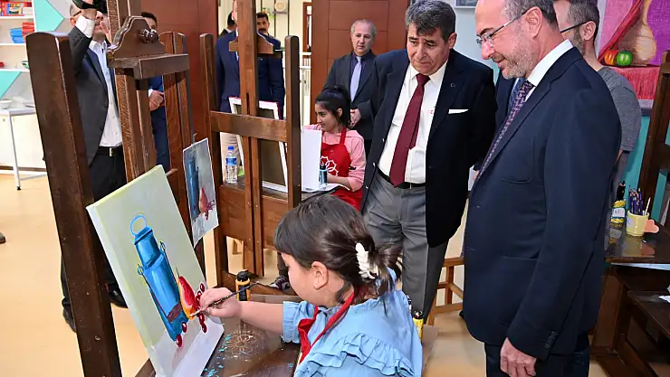 Konya Selçuklu Sanat ve tasarım atölyesine öğrencilerden yoğun ilgi