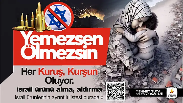 Konya Seydişehir Belediyesi'de boykota katıldı! Tesislerde İsrail Ürünü Kullanılmayacak!