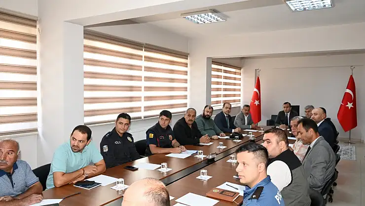  Konya Seydişehir'de Güvenlik ve Danışma Kurulu Toplantısı