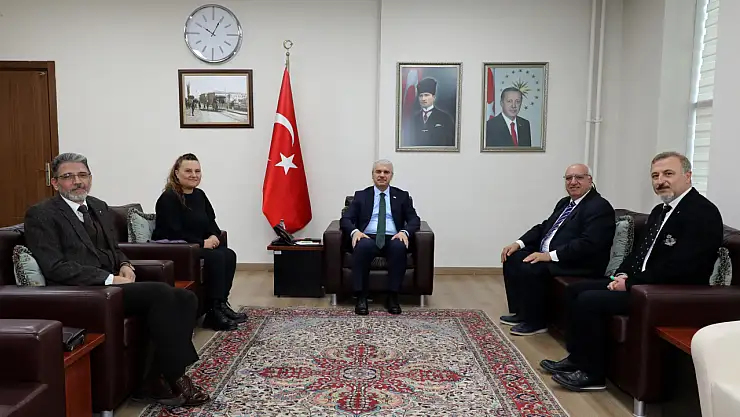 Konya Tabip odasından Vali Akın'a ziyaret