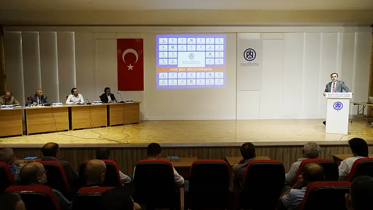 Konya Ticaret Odası Eylül ayı meclis toplantısını gerçekleştirdi