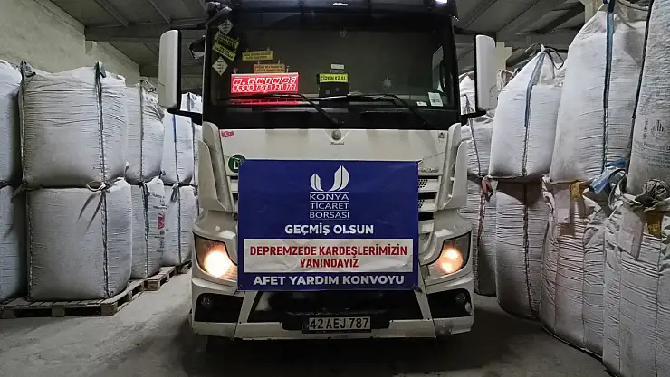 Konya Ticaret Borsası kardeşlerinin yanında