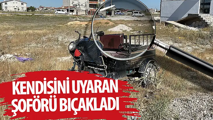 Konya trafiği nasıl bir hal aldı? Kendisinin uyaran sürücüye saldırdı!