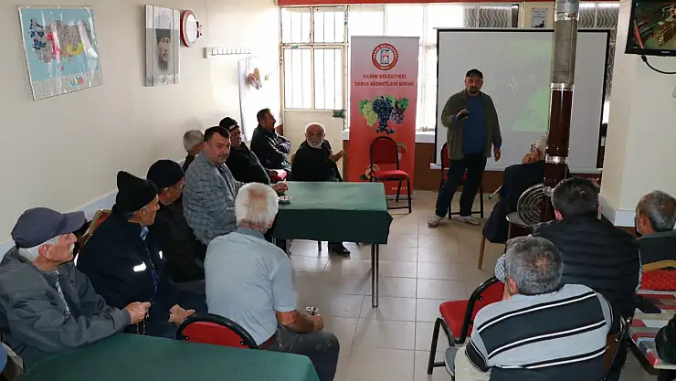 Konya üreticisine meyveciliğin altın kuralları anlatıldı
