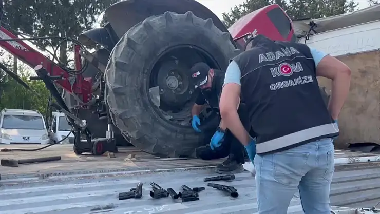 Konya üzeri silah sevkiyatı polise takıldı