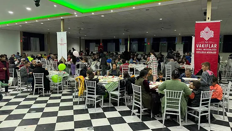 Konya Vakıflar Bölge Müdürlüğü'nden iftar!