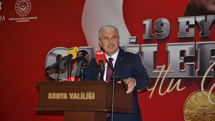 Konya Valisi İbrahim Akın Gazilerle buluştu