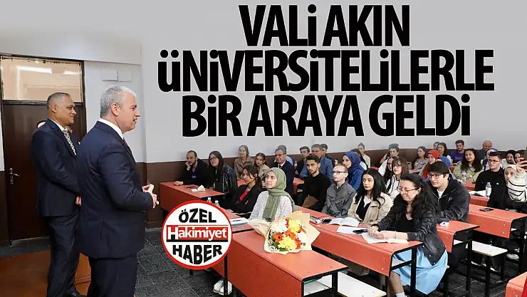 Konya Valisi İbrahim Akın, Selçuk Üniversitesi'nde Öğrencilerle Buluştu