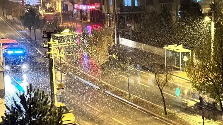 Konya'ya kar sürprizi!