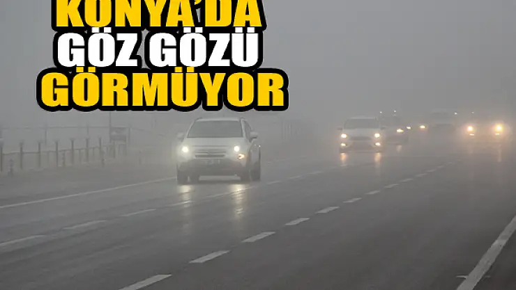 Konya'da göz gözü görmüyor