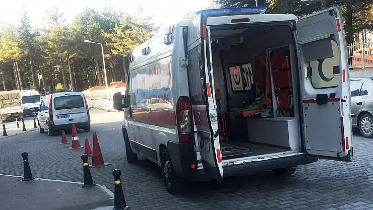 Konya'da İskeleden düşen işçi yaralandı