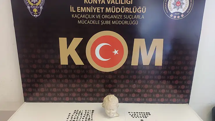 Konya'da Roma dönemine ait Eros heykeli ele geçirildi