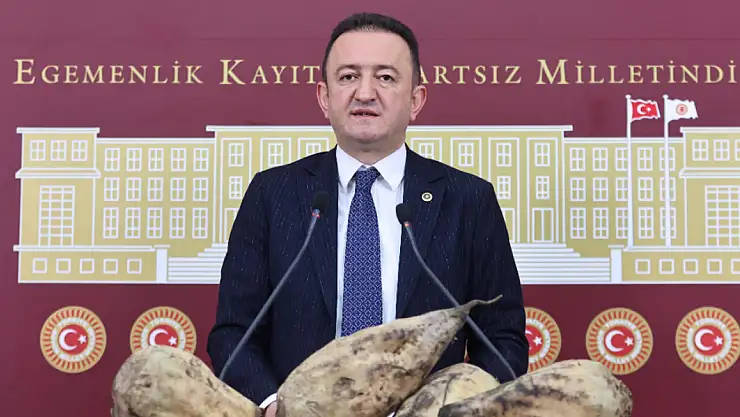 Konyalı çiftçinin emeği meclise taşındı: 'Şeker pancarına verilen 3.100 TL'lik fiyat, çiftçiye saygısızlıktır'