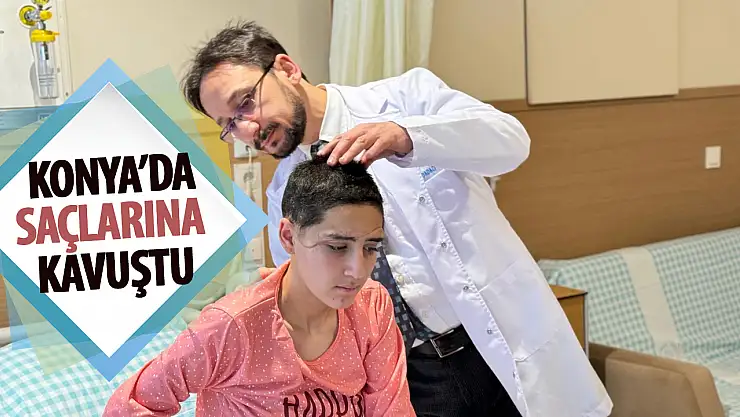 Konyalı doktorların başarısı! Kopan saçlı derisi, Konya'da dikildi! Ameliyat 8 saat sürdü!