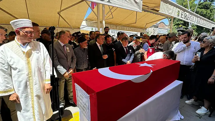 Konyalı şehide son veda!