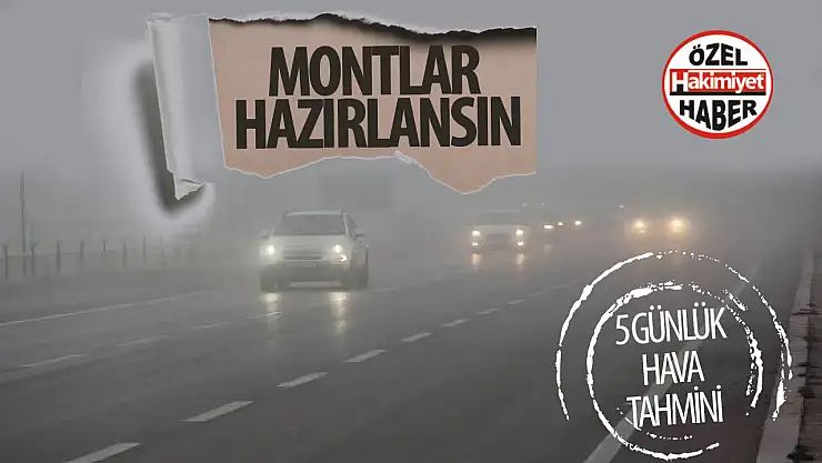 Konyalılar montları hazırlayın: Havalar soğuyor!