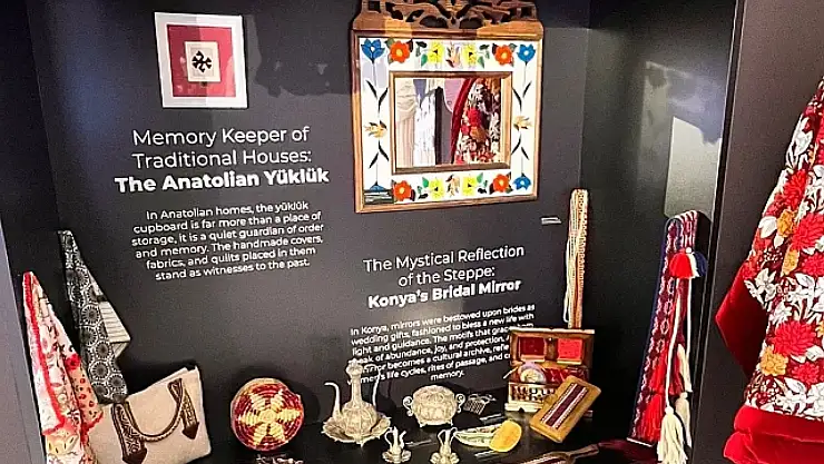 Konyanın 'Gelin Aynası' eseri New York'ta sergilendi