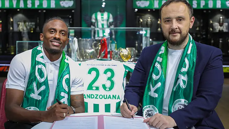 Konyaspor'a çok yönlü takviye: Yhoan Andzouana imzayı attı