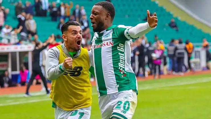 Konyaspor, Adana Demirspor'u ikinci yarıdaki etkili oyunuyla geçti!