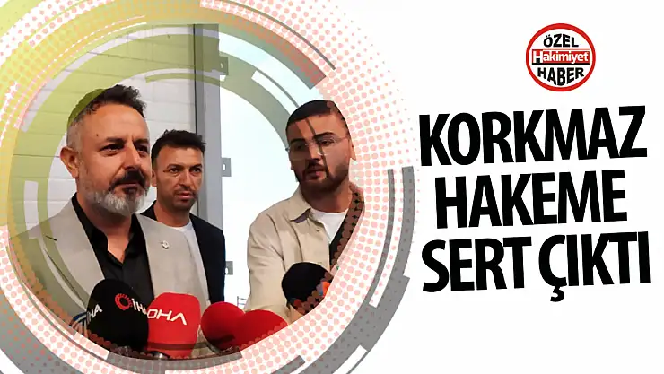 Konyaspor Başkanı Ömer Korkmaz'dan Hakem Tepkisi