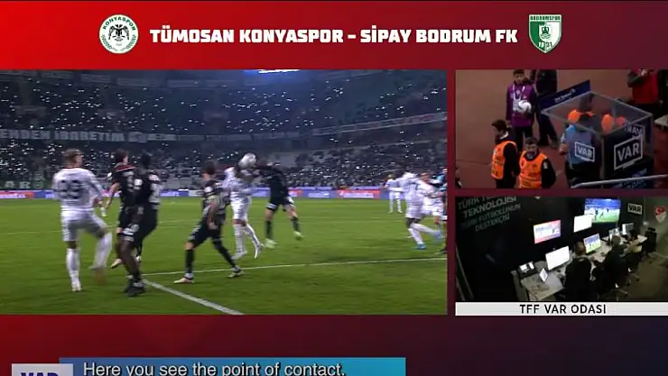 Konyaspor - Bodrum FK maçının var kayıtları açıkladı
