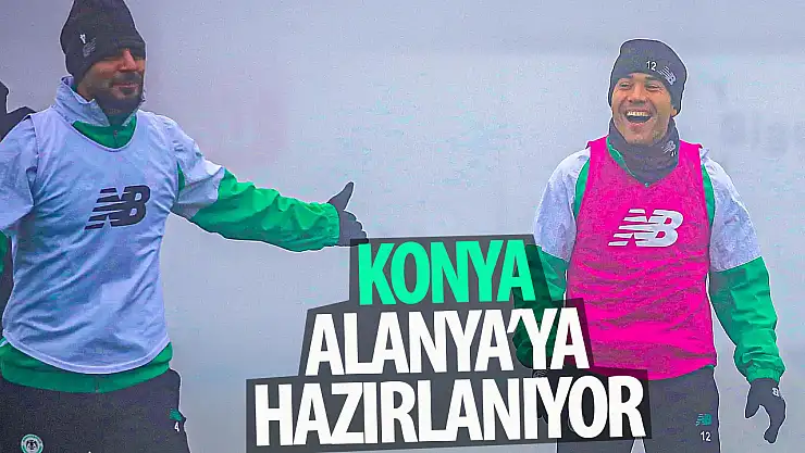 Konyaspor, Corendon Alanyaspor maçı hazırlıklarını sürdürdü