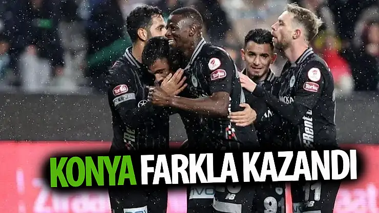 Konyaspor evinde rahat kazandı!