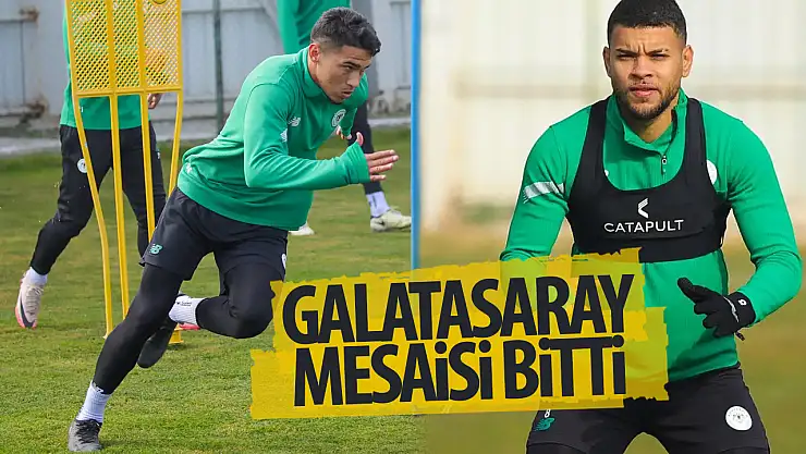 Konyaspor, Galatasaray mesaisini tamamladı