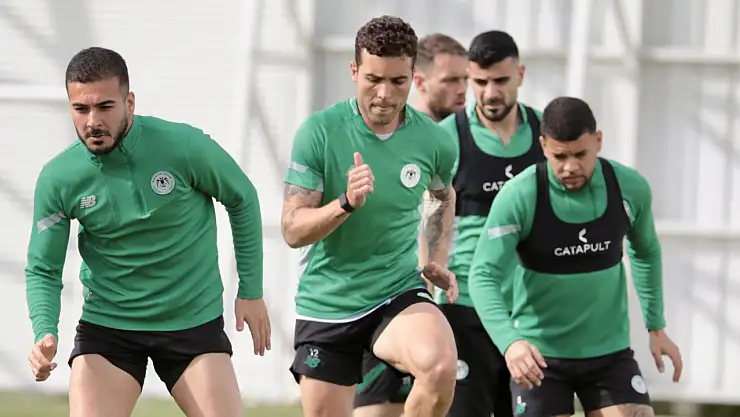 Konyaspor Gaziantep FK maçı hazırlıklarına devam etti