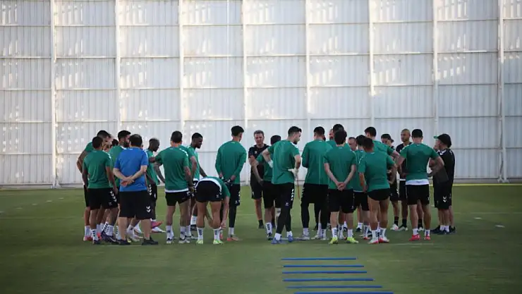 Konyaspor, Gaziantep FK maçı hazırlıklarını sürdürdü