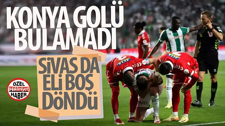 Konyaspor golü bulamadı!