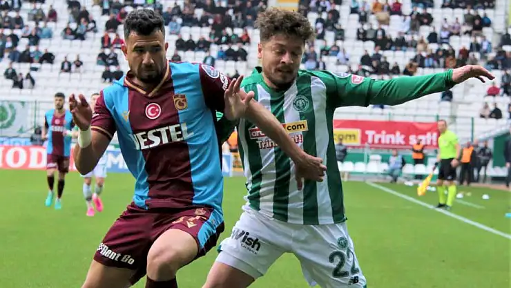 Konyaspor ile Trabzonspor kozlarını paylaşıyor!