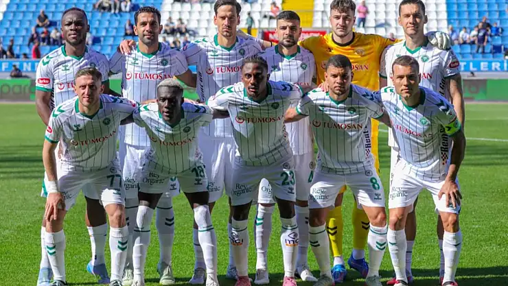 Konyaspor ilk yarıda avantajı kaptı