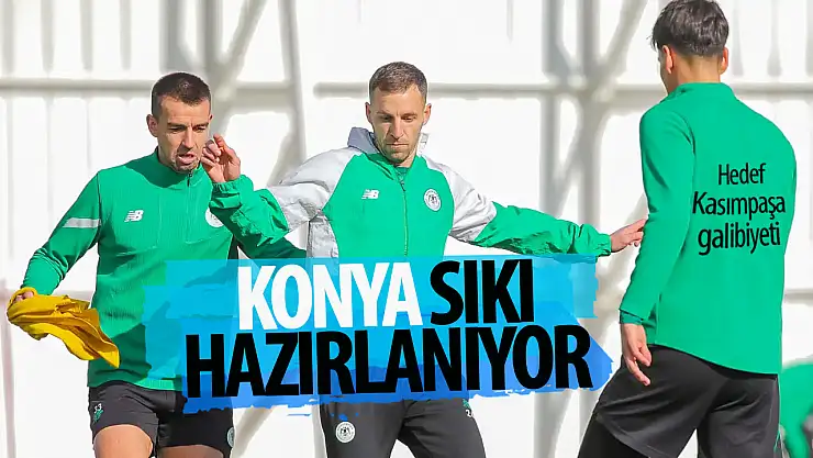 Konyaspor, Kasımpaşa maçı hazırlıklarını sürdürüyor