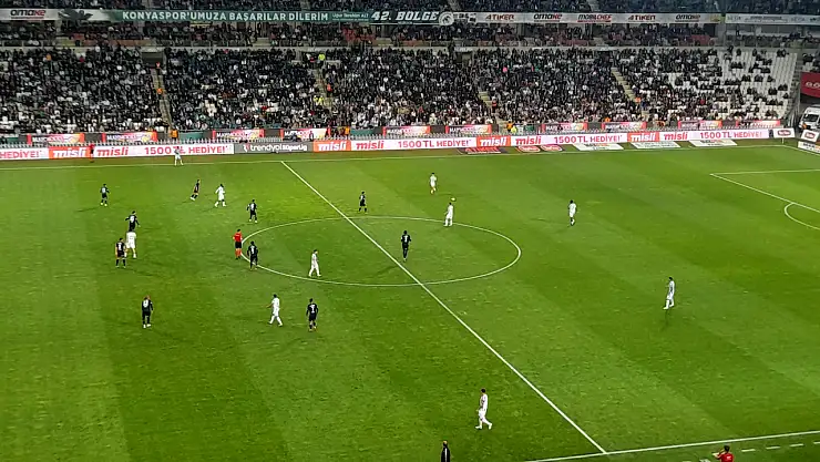 Konyaspor oynadı, Beşiktaş attı
