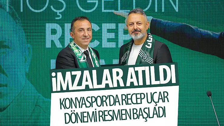 Konyaspor Teknik Direktör Recep Uçar ile sözleşme imzaladı