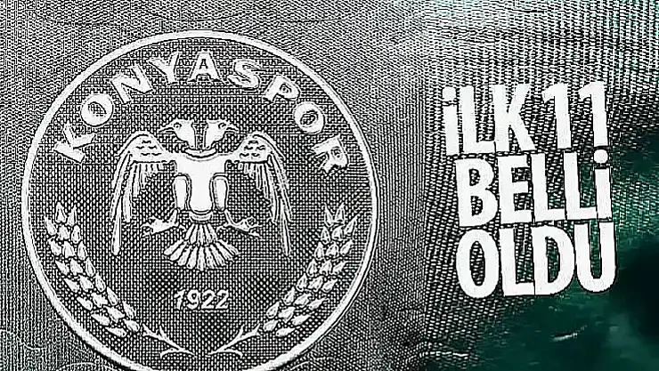 Konyaspor'un Göztepe maçı ilk 11'i belli oldu!