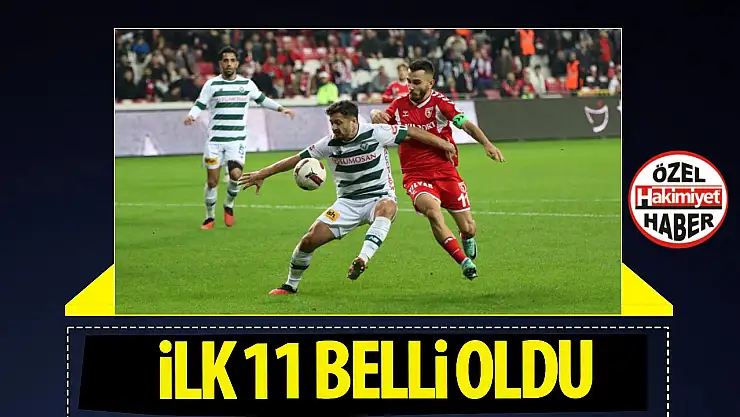 Konyaspor'un Samsunspor  maçı ilk 11'i belli oldu!